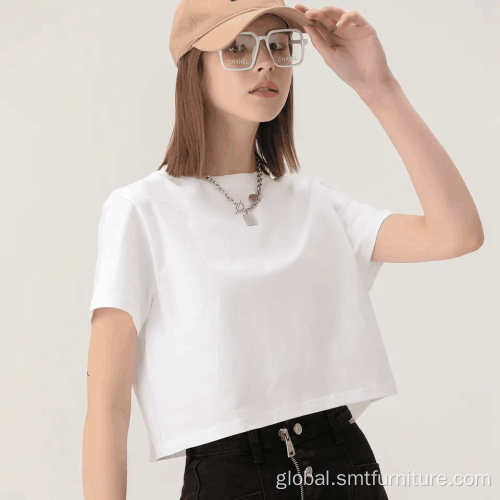 Clothes T-shirt for Women Women's Short Sleeved T-shirt Top Women's T-shirts Supplier